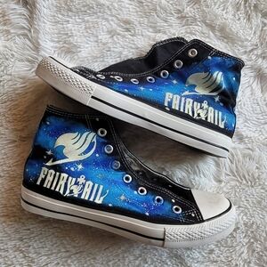 FairyTail Anime branded high top shoe size 10.5 (44)‎ GLOW In The DARK